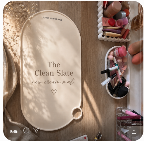 Cream Dream Silicone Mat